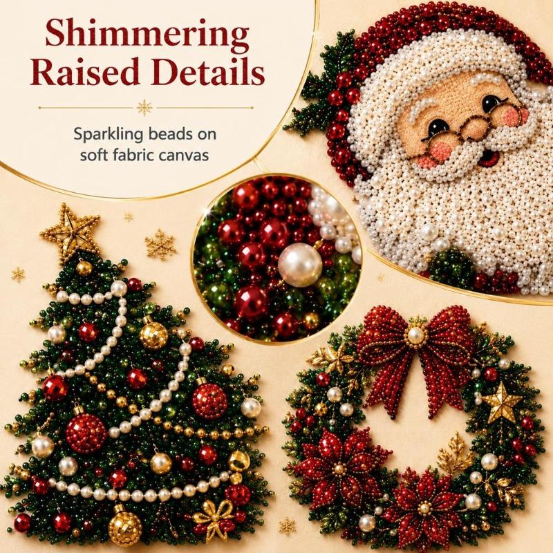Embroidery Xmas Kits - 1PC 5D DIY 벽 장식 크리스마스