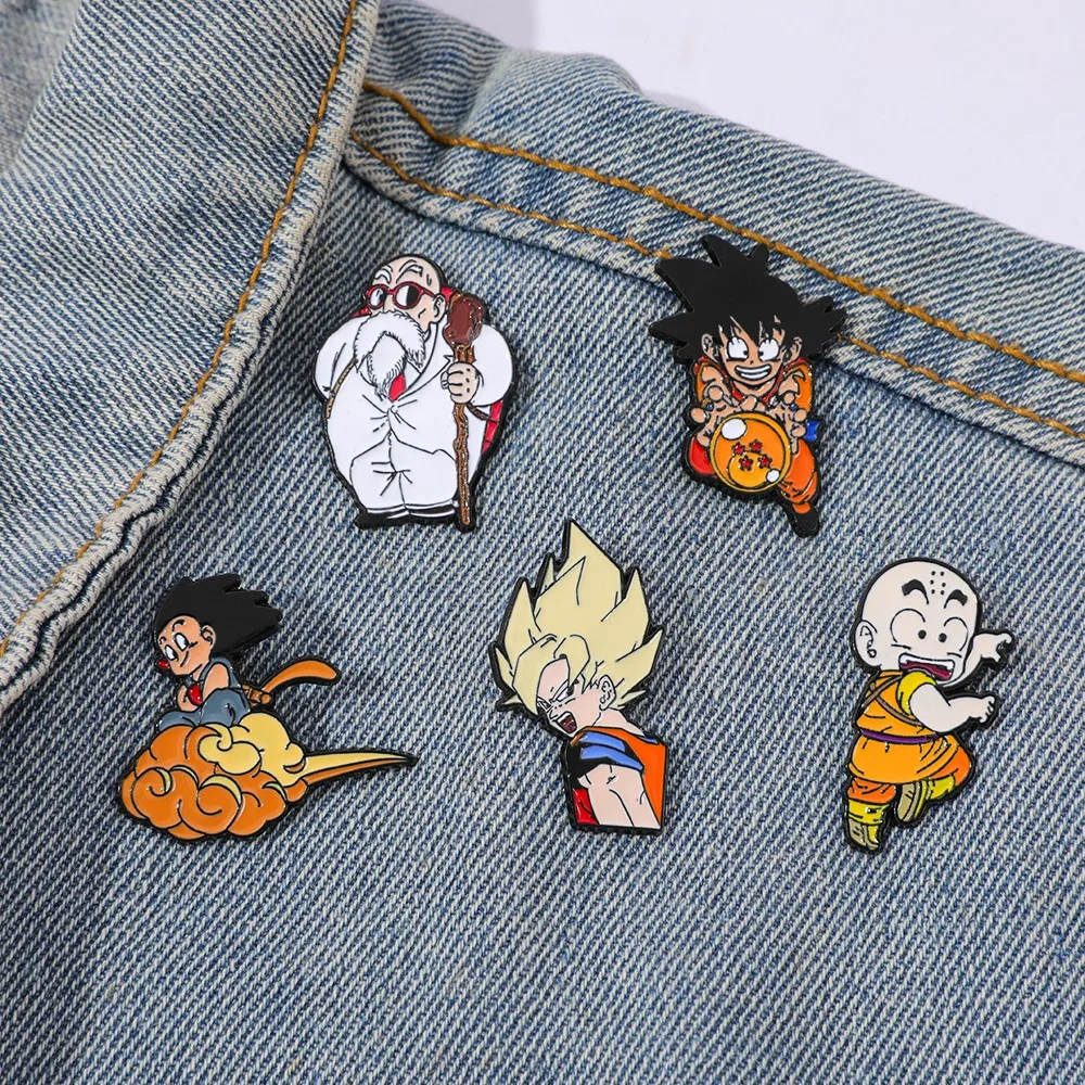 Embroidery Tulle - 5개입 클래식 인기 애니메이션 브로치 ​