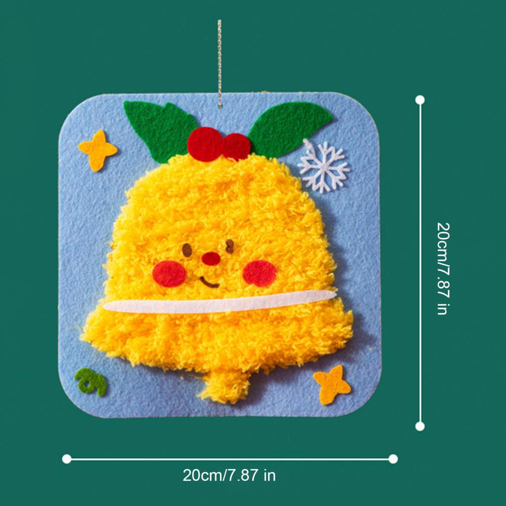 Embroidery Xmas Stocking - 초보자를 위한 20cm DIY 크리스마스 자수