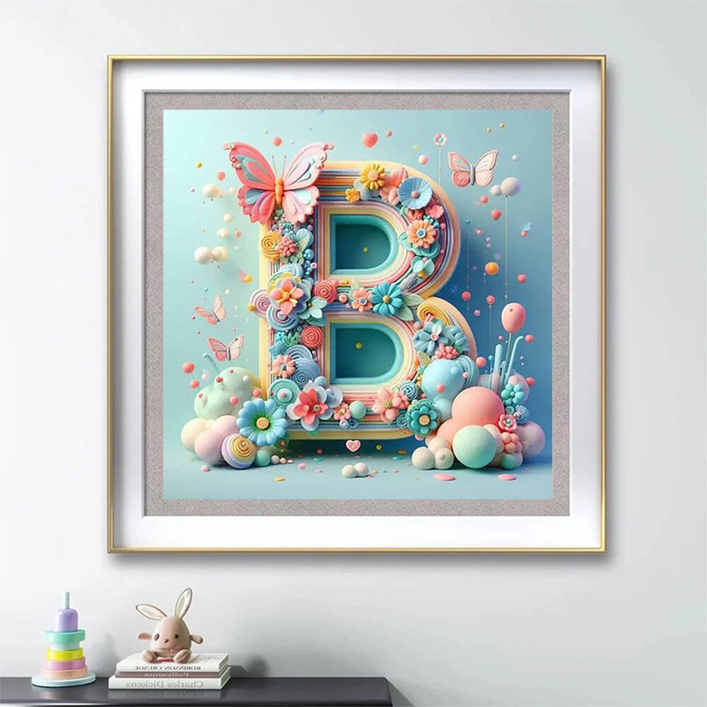 화칸 다이아몬드 페인팅 나비 동물 알파벳 다이아몬드 자 - Embroidery Font 리뷰 및 가격