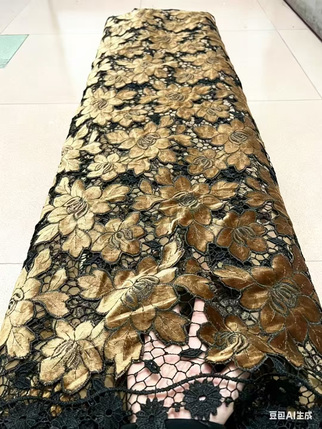 아프리카 레이스 원단 고품질 나이지리아 레이스 원단 벨 - Velvet Fabric Embroidery 리뷰 및 가격