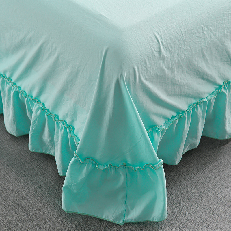 1/3Pc 한국어 공주 주름 장식 꽃 자수 여름 이불  - Embroidery Quilt Cover 리뷰 및 가격