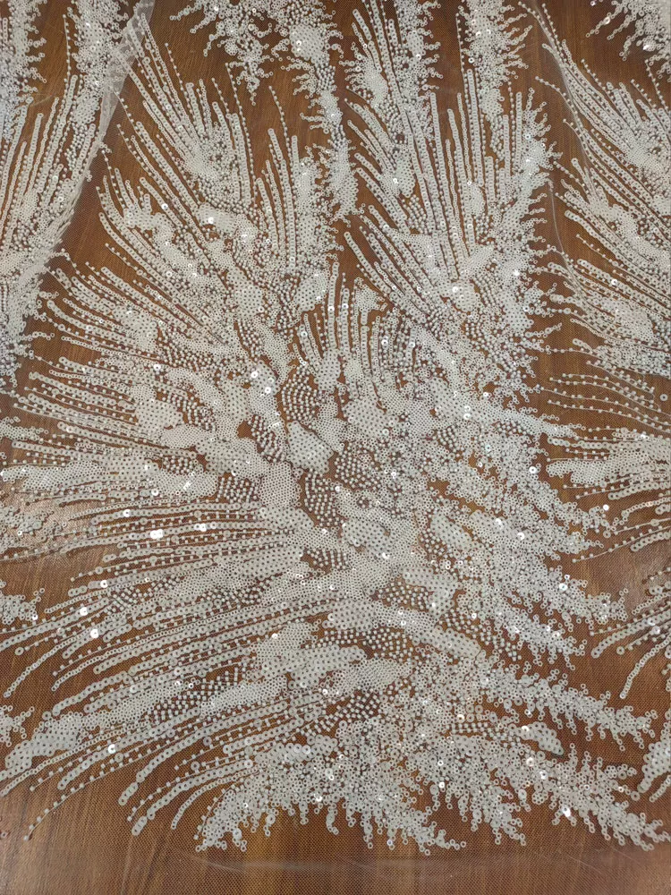 1야드 네일 비즈 스팽글 꽃 자수 원단, 부드러운 메쉬 - Embroidery Tulle 리뷰 및 가격