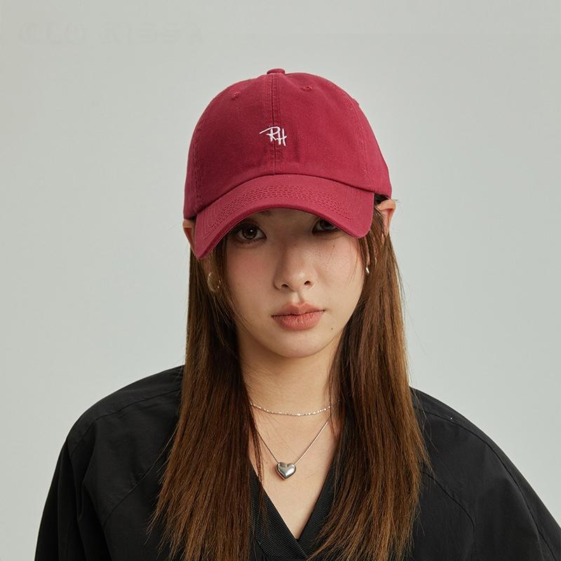 RH 레터 자수 야구 모자 조절 가능한 여름 캐주얼 모 - Embroidery Font 리뷰 및 가격