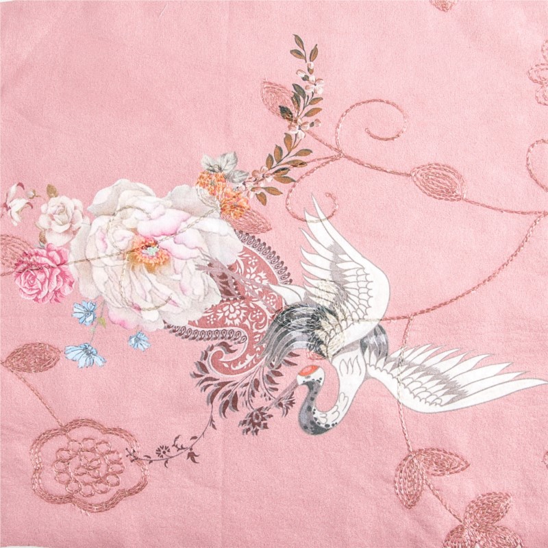 진주 자수 벨벳 프린트 원단 면 의류 염색 다운 코트  - Velvet Fabric Embroidery 리뷰 및 가격