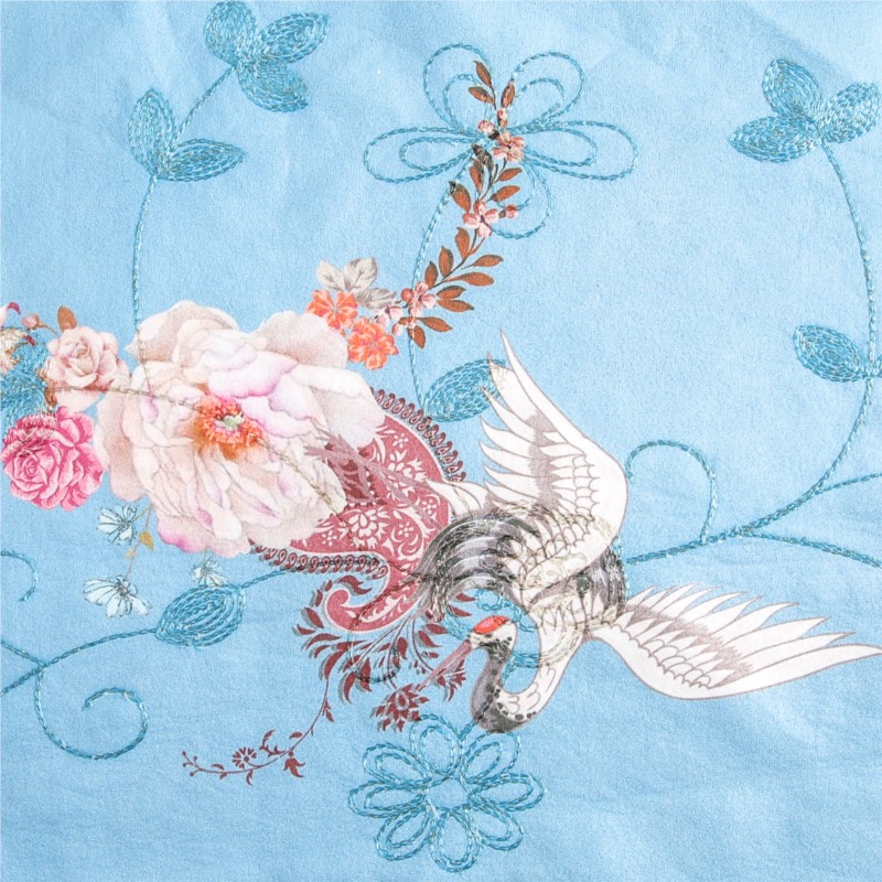 진주 자수 벨벳 프린트 원단 면 의류 염색 다운 코트  - Velvet Fabric Embroidery 리뷰 및 가격