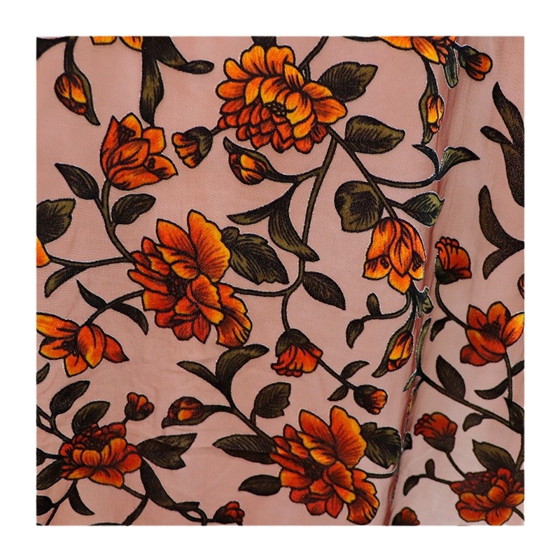 벨벳 브로케이드 스티키 벨벳 프린트 번트아웃 벨벳 원단 - Velvet Fabric Embroidery 리뷰 및 가격